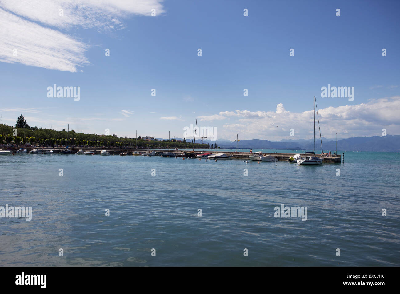 Pescheira de Garda Italia Foto Stock