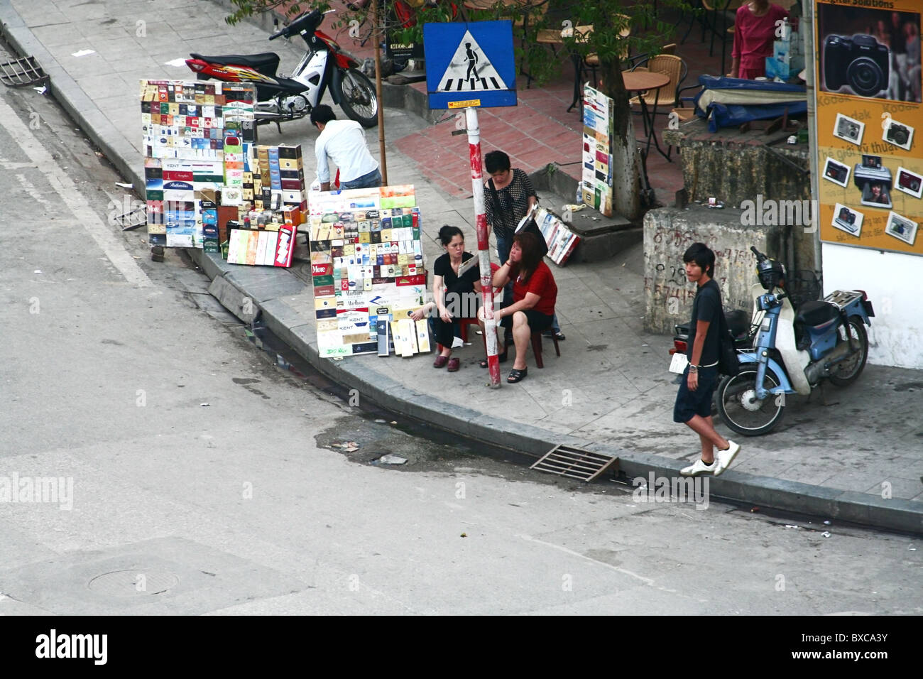Hanoian street life Foto Stock