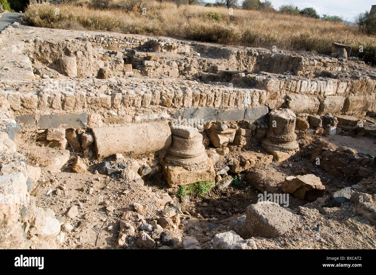Il Palazzo di Agrippa II a partire dal primo secolo CE, Foto Stock