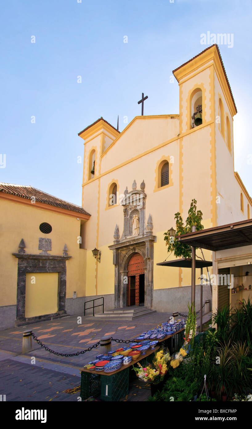 Motril chiesa di San Agustin Foto Stock