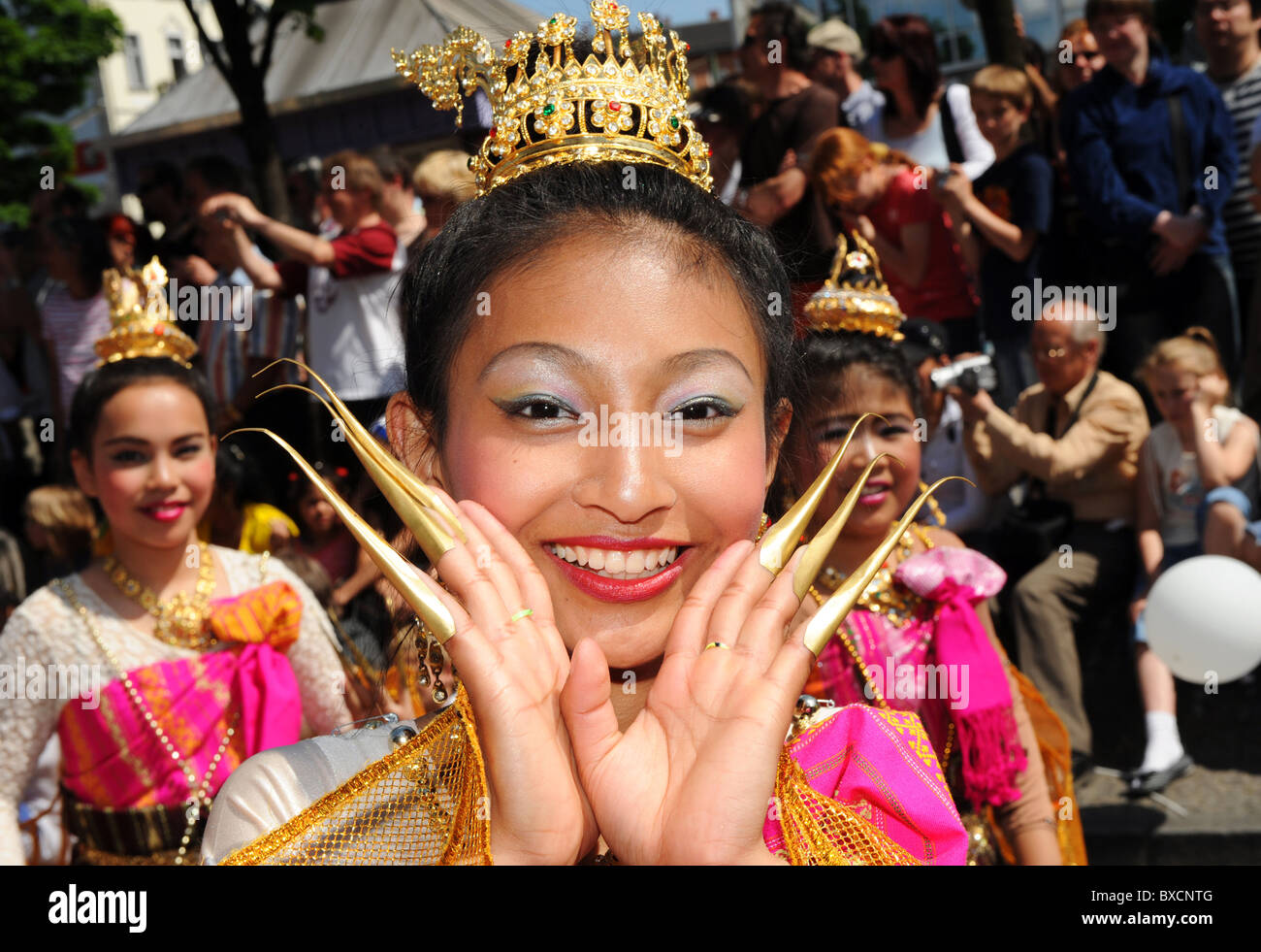 Il Carnevale delle culture 2008 a Berlino-Kreuzberg, Germania Foto Stock