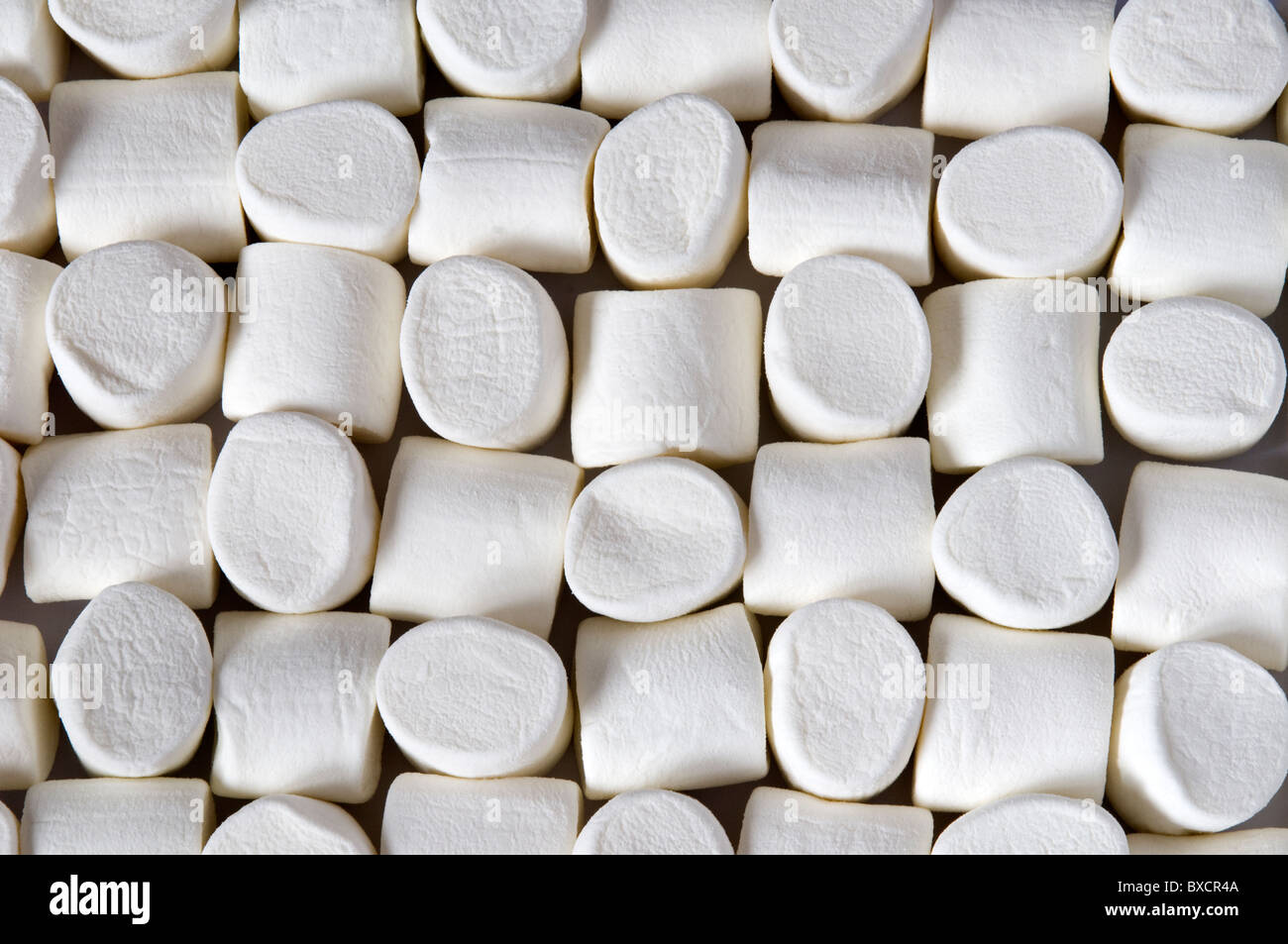 White marshmallows Foto Stock