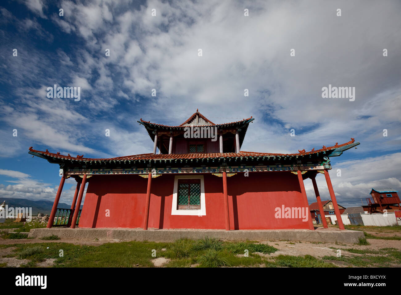 Monastero Buddista Danzandarjaa Khiid in Moron,Khovsgol provincia,Nort Mongolia Foto Stock