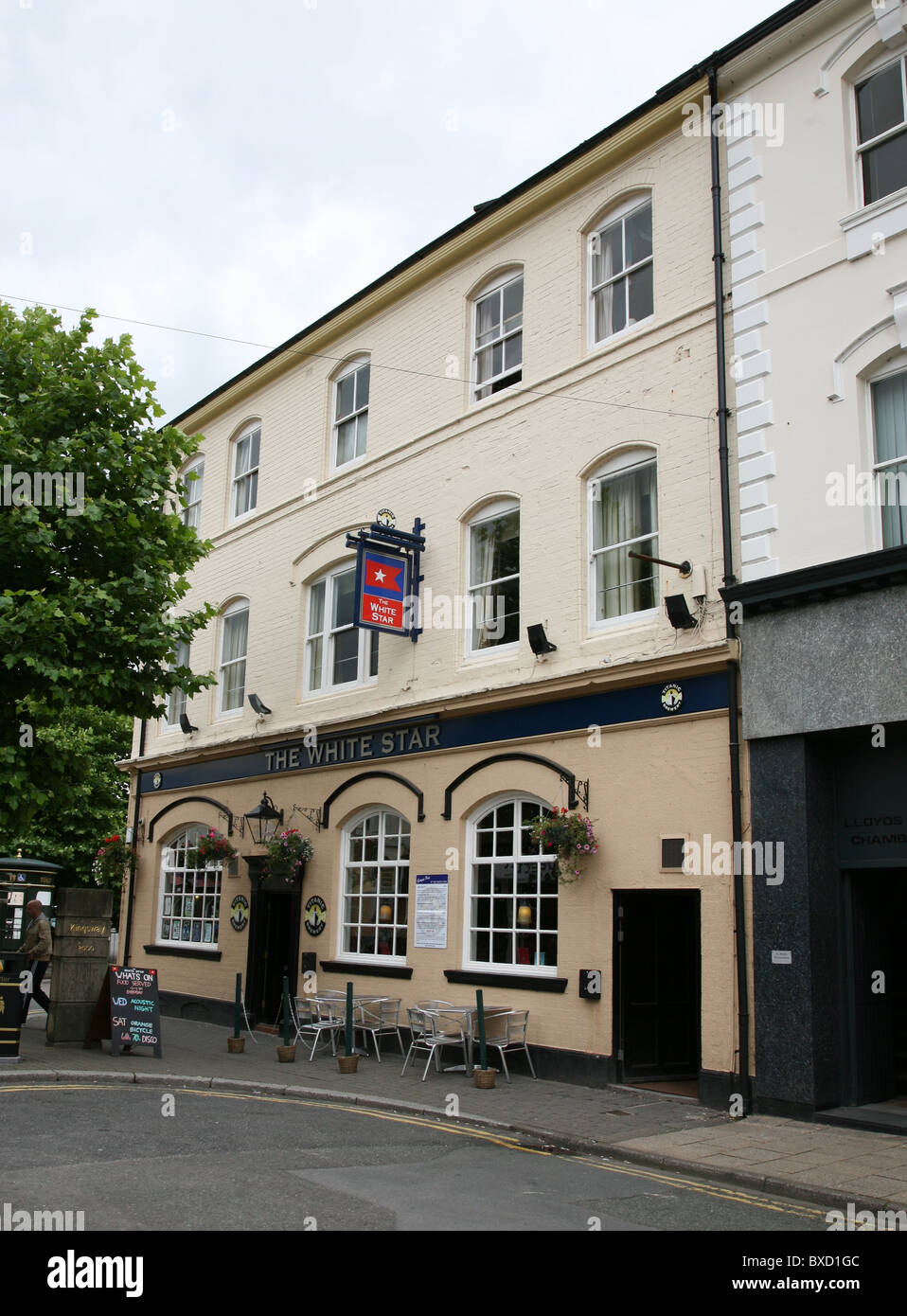 Il White Star Inn, Stoke-on-Trent, STAFFS, un Titanic Brewery public house Foto Stock