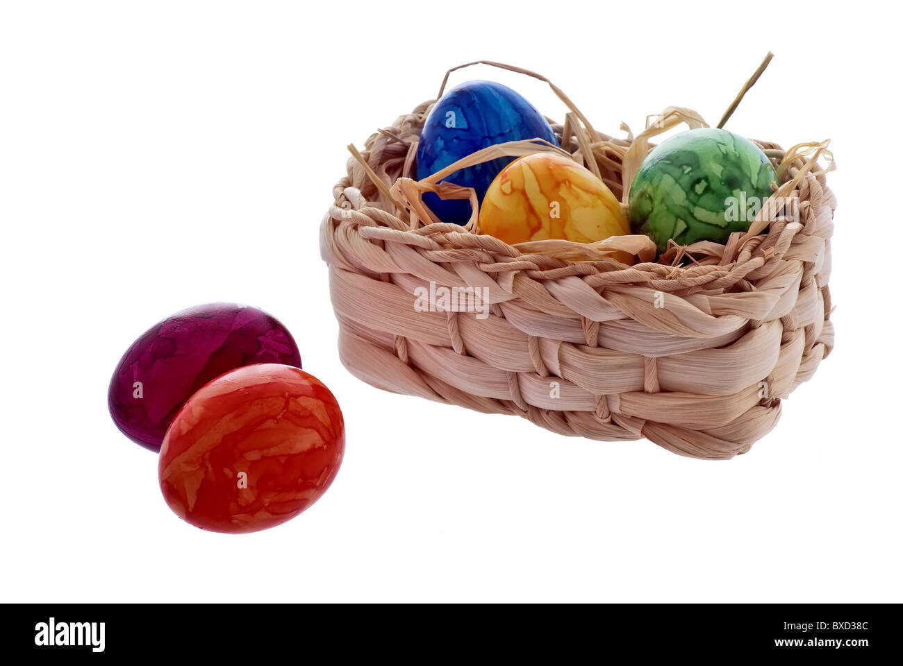 Uova di Pasqua Foto Stock