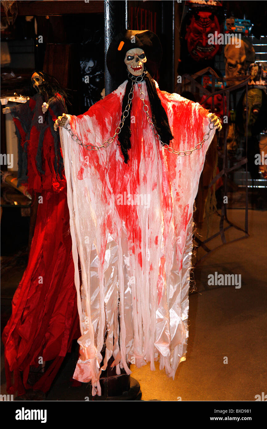 Costume fantasma nel Museo di orrore,Praga, Foto Stock