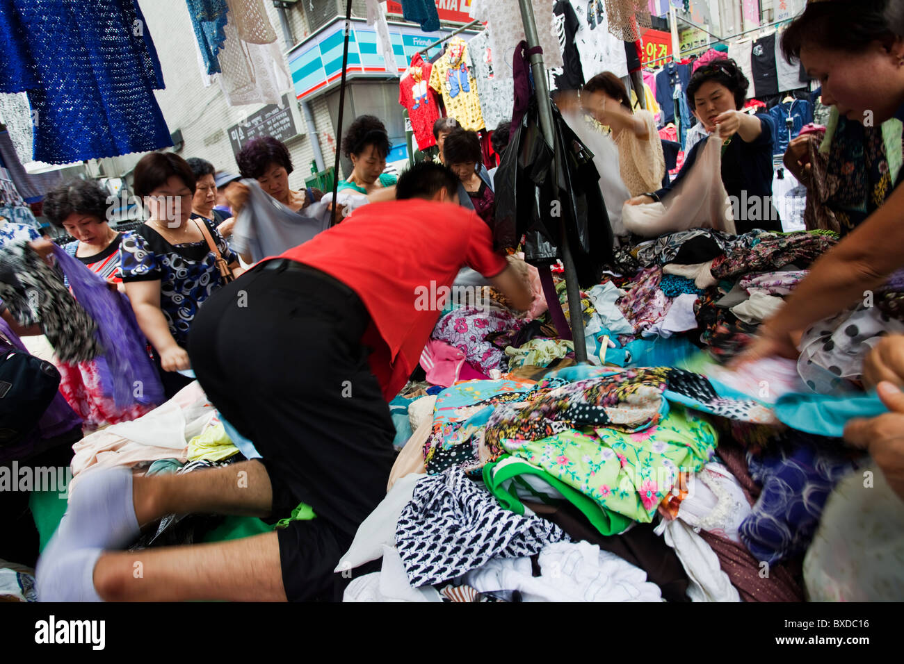 Shopping a Seoul, Corea del Sud Foto Stock