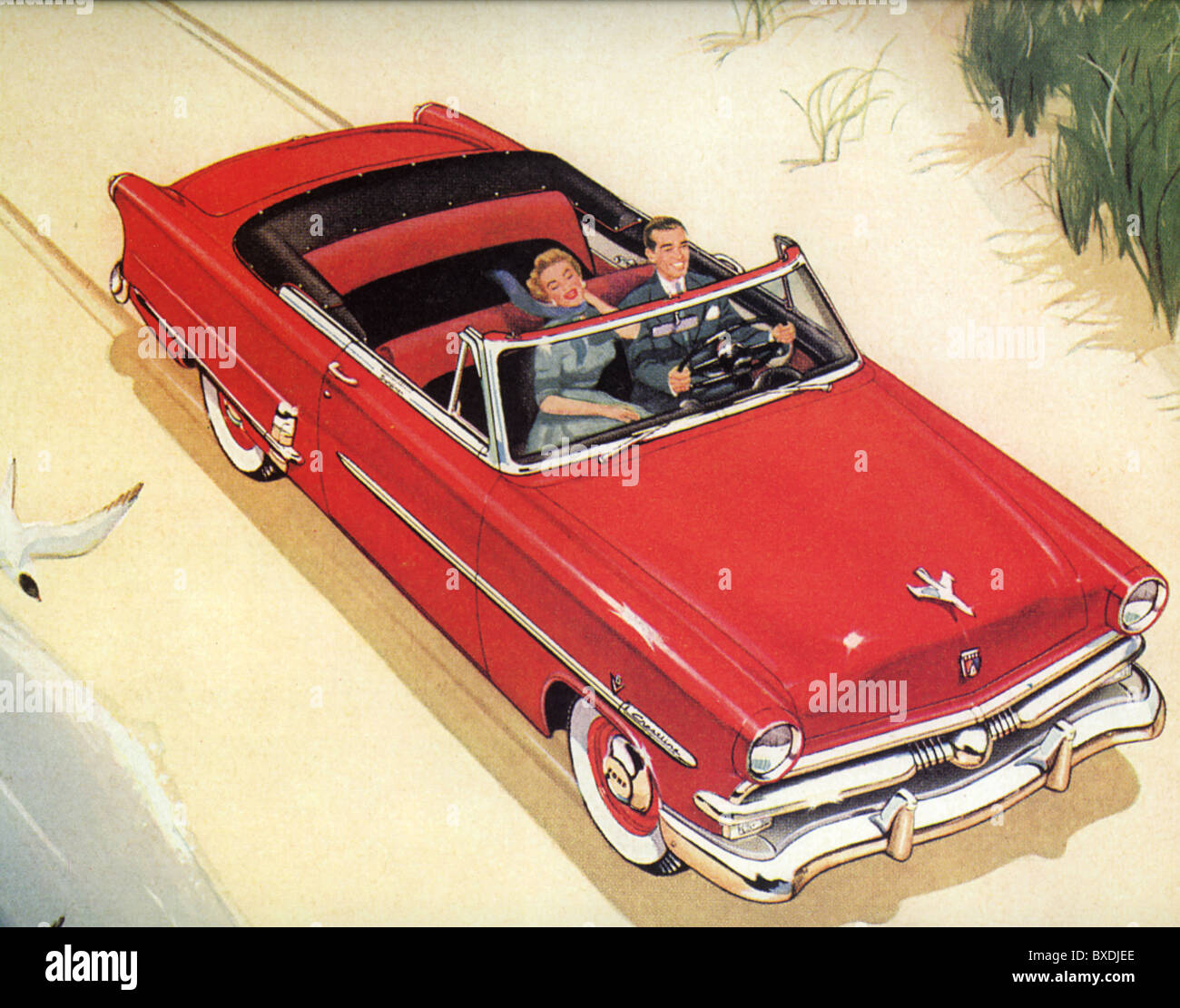 1953 FORD CRESTLINE SUNLINER Foto Stock