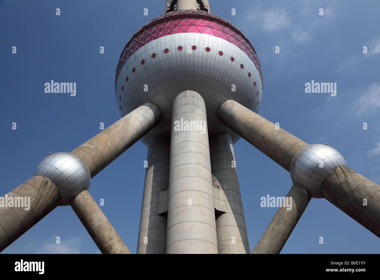Oriental Pearl Tower a Shanghai in Cina Foto Stock