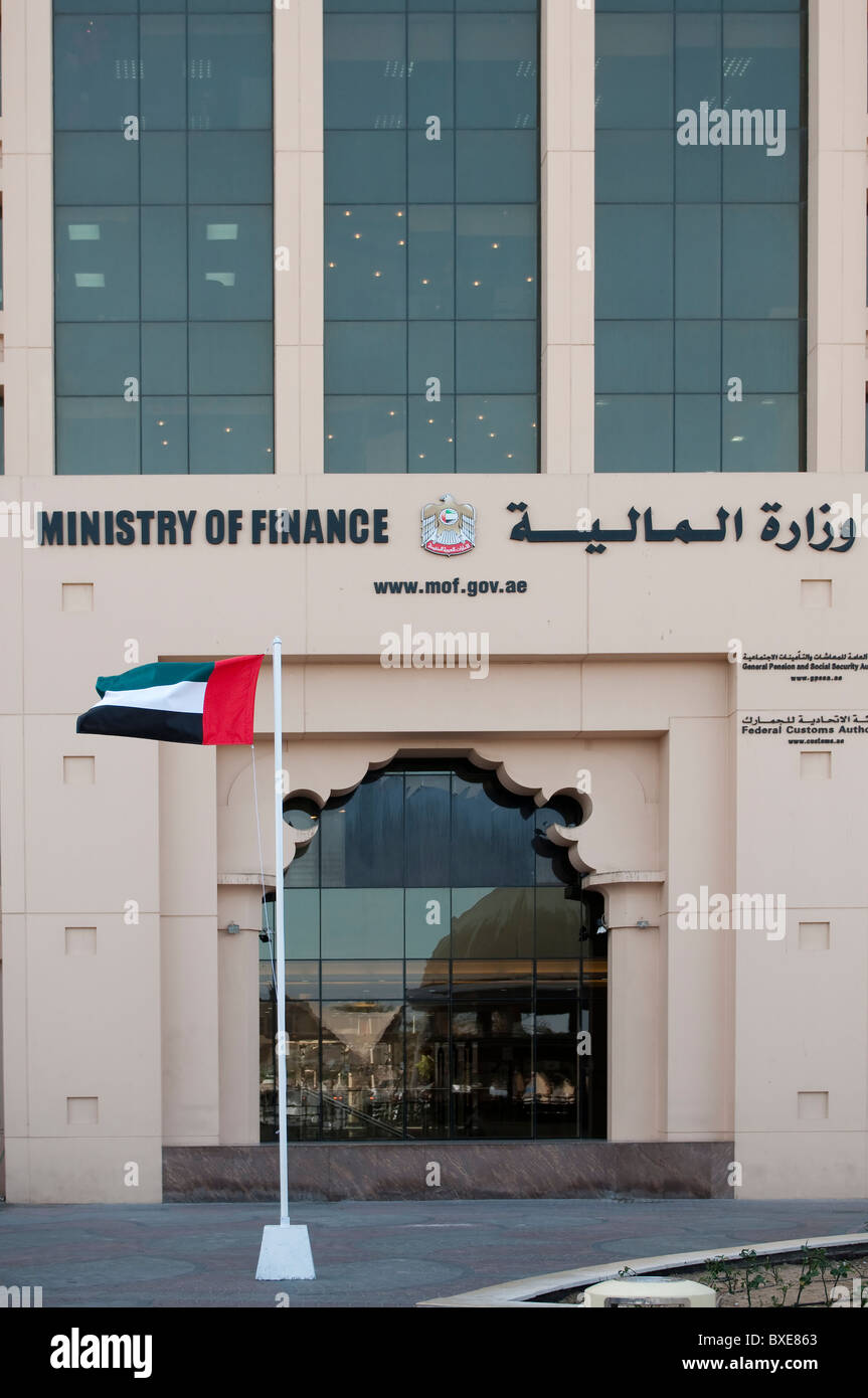 L'U.A.E. Ministero delle Finanze di Dubai Foto Stock