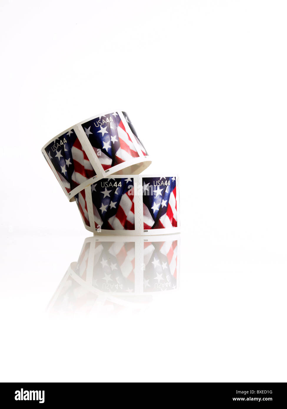 American francobolli Foto Stock