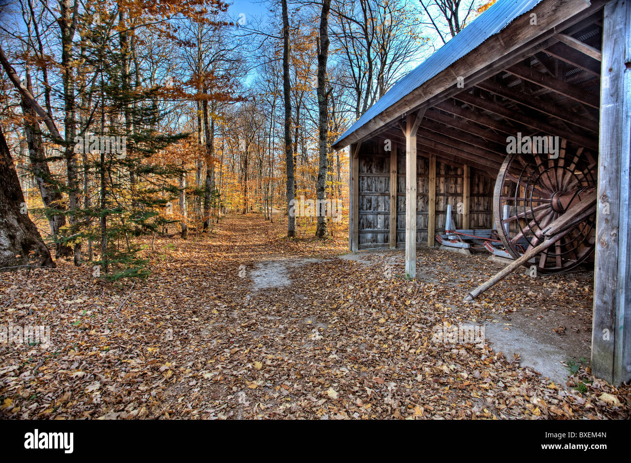 Accesso Area di laminazione Michigan settentrionale Grand Sable Dune Foto Stock