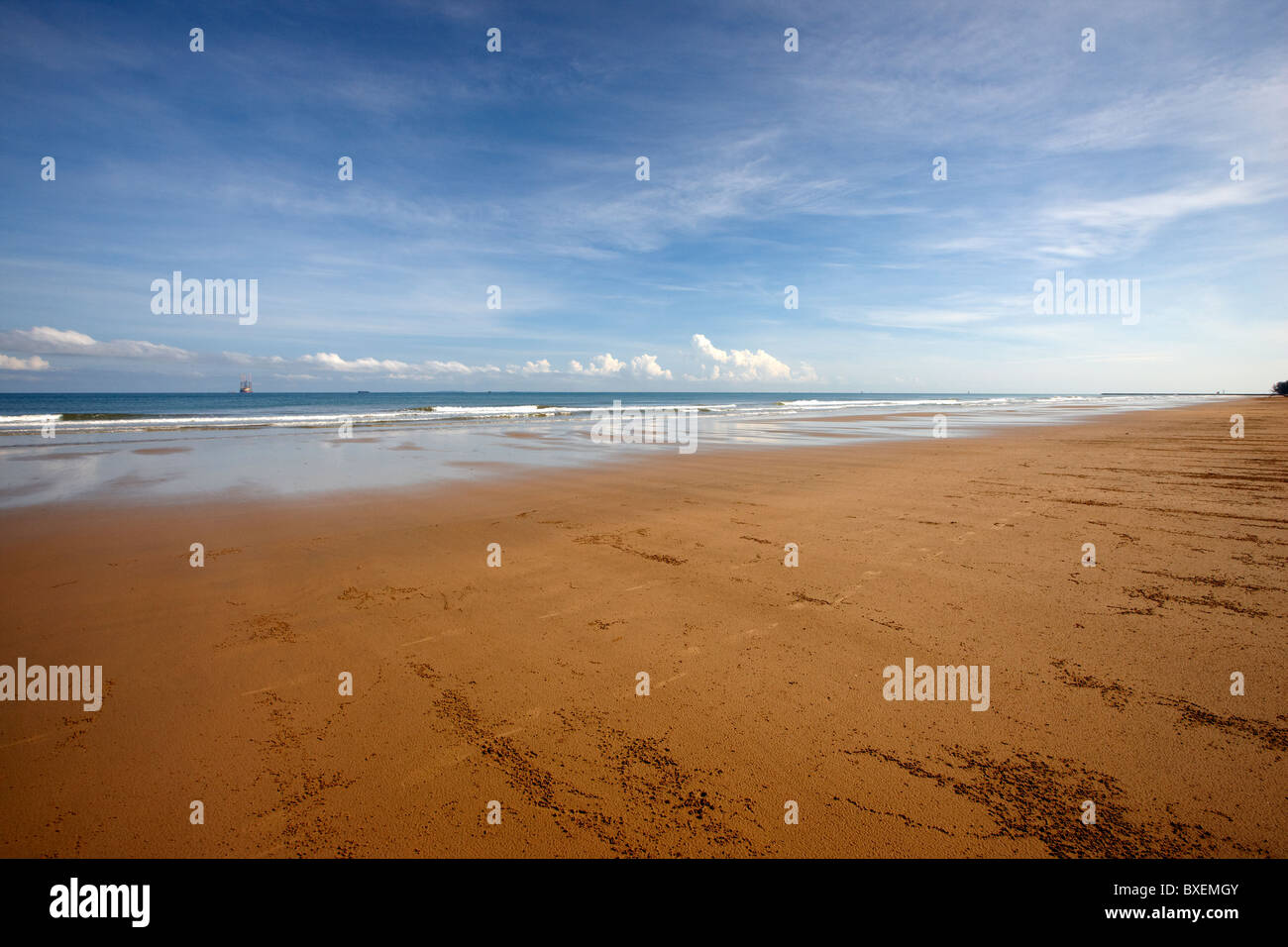 Pantai Muara beach, Muara, Brunei Darussalam, Asia Foto Stock