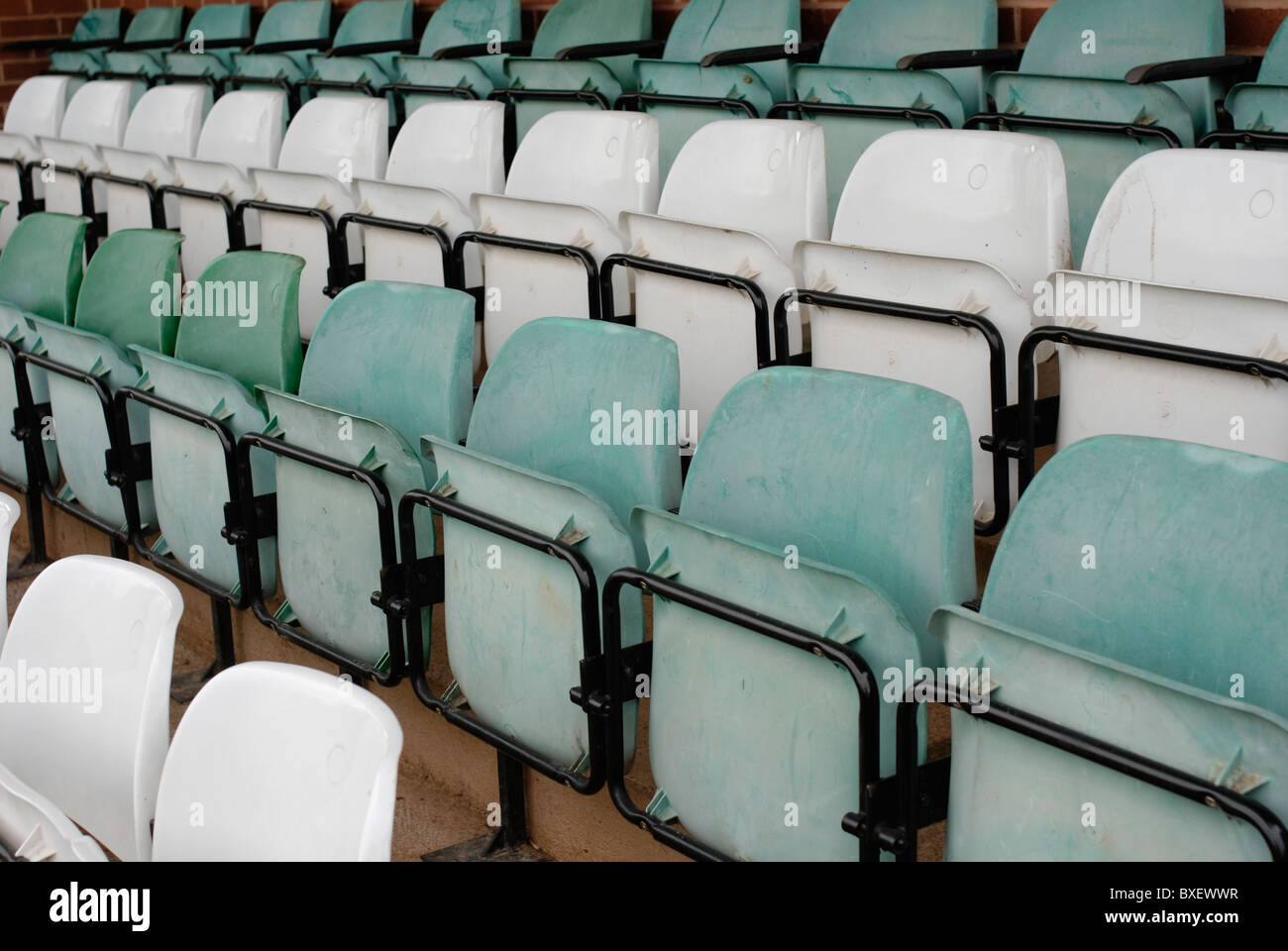 Posti a sedere stadio Foto Stock