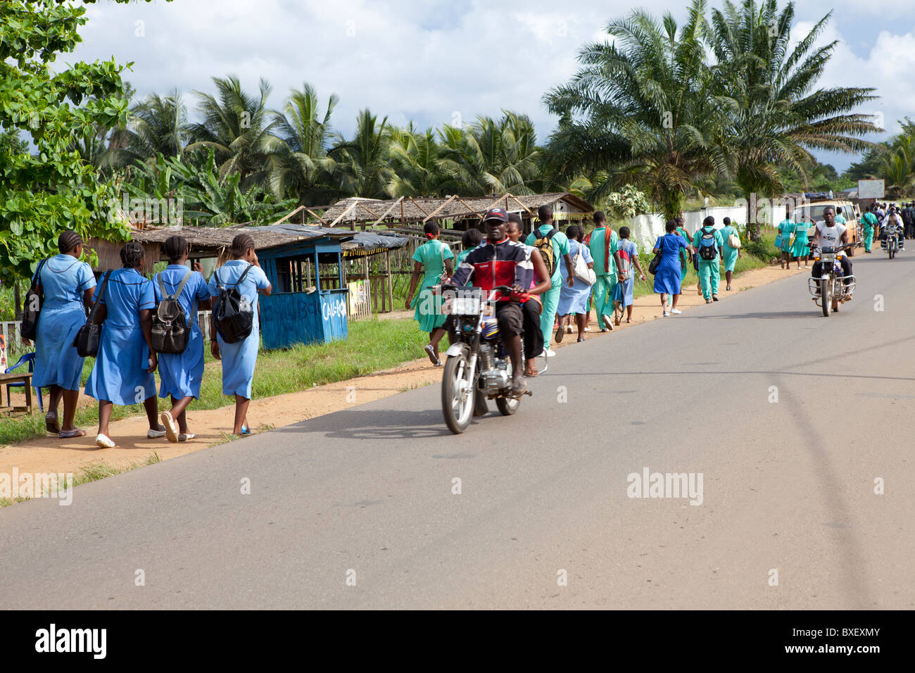 Kribi, in Camerun, Africa Foto Stock