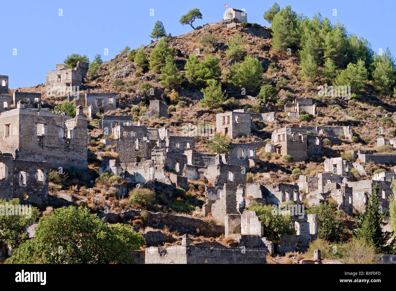 La Turchia villaggio abbandonato di Kya Koy Foto Stock