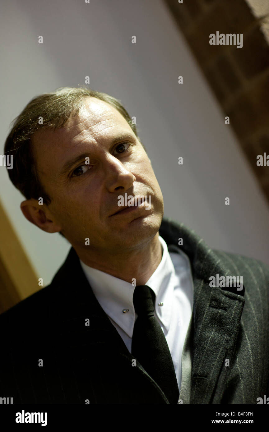 Welsh fotografo Terry Morris in corrispondenza della lente festival della fotografia documentaria, Foto Stock