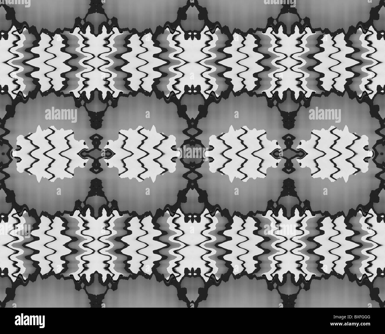 Ripetere linea ondulata illustrazione come elemento di modello Foto Stock
