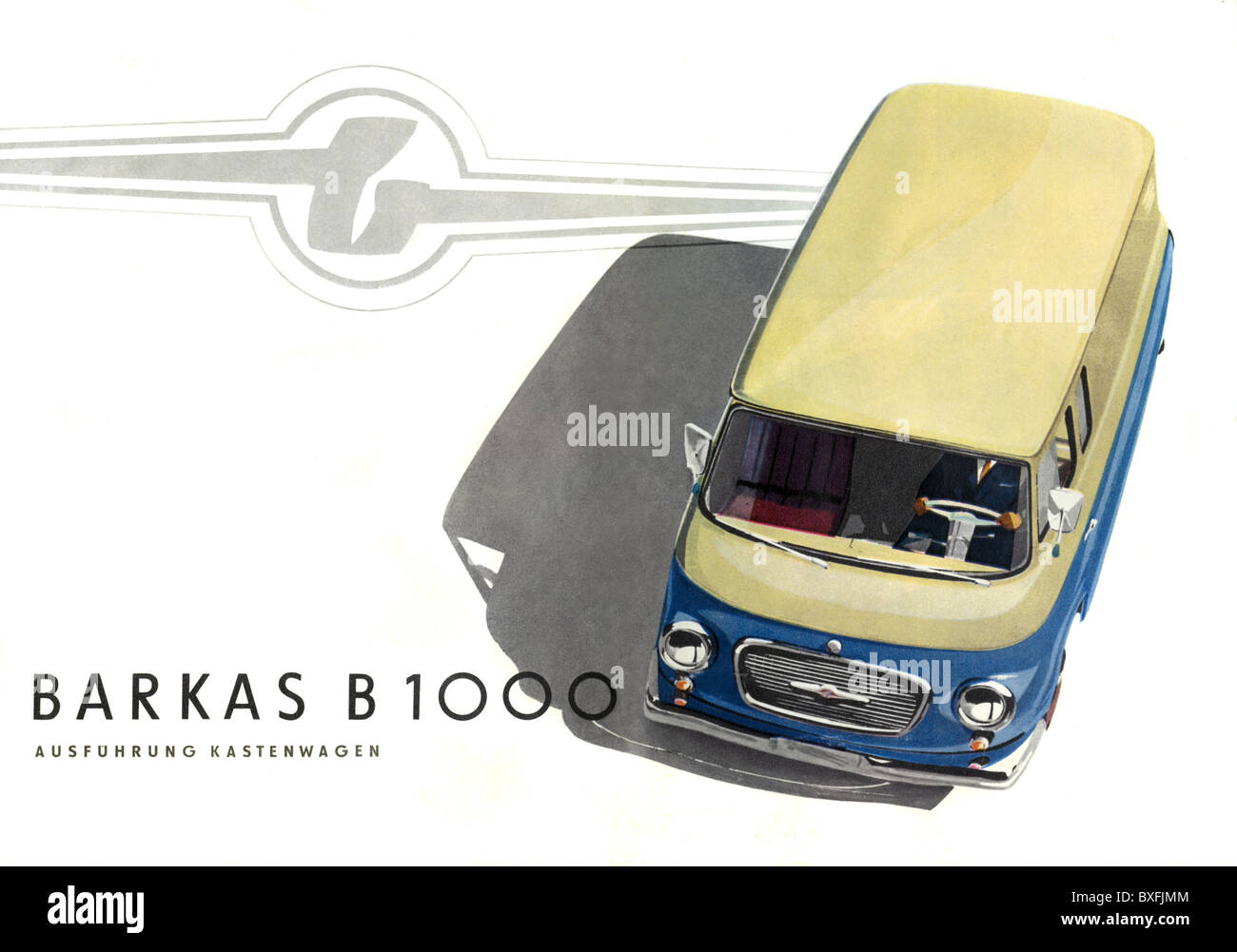 Trasporto / trasporto, auto, varianti di veicoli, Barkas B 1000, due tempi, cilindrata 1000 ccm, 42 cavalli, furgone con carico di carico di 1 tonnellata, prodotto da VEB Barkas-Werke Karl-Marx-Stadt, Germania orientale, 1961, 1960, 60, 20 ° secolo, storico, storico, Chemnitz, pubblicità, veicolo commerciale, veicoli commerciali, veicoli commerciali, East-DDR, Germania, Germania orientale, Germania Diritti-aggiuntivi-clearences-non-disponibili Foto Stock