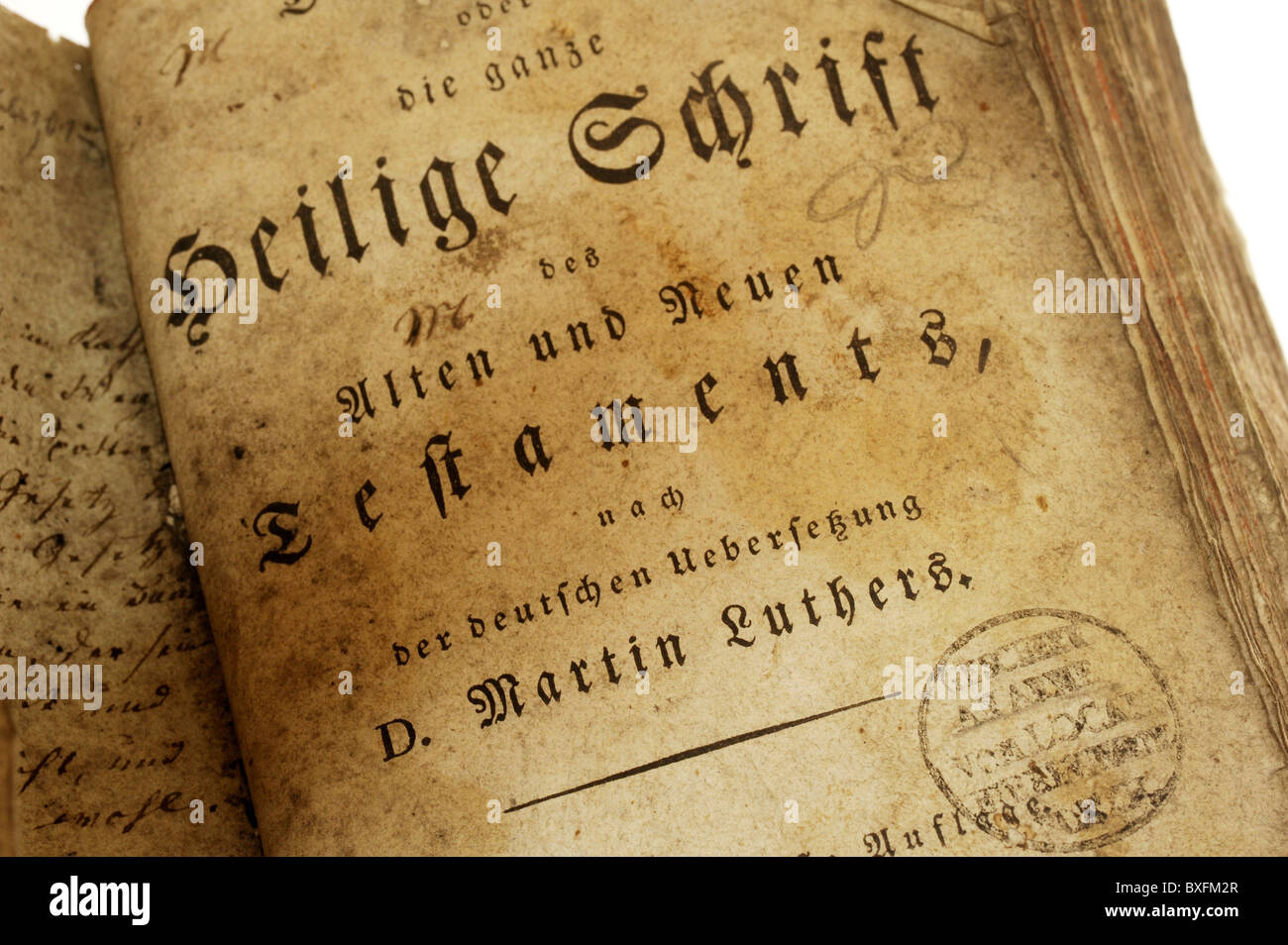 Letteratura, libro, Bibbia, Sacra Scrittura, Germania, 1834, diritti-aggiuntivi-clearences-non disponibile Foto Stock