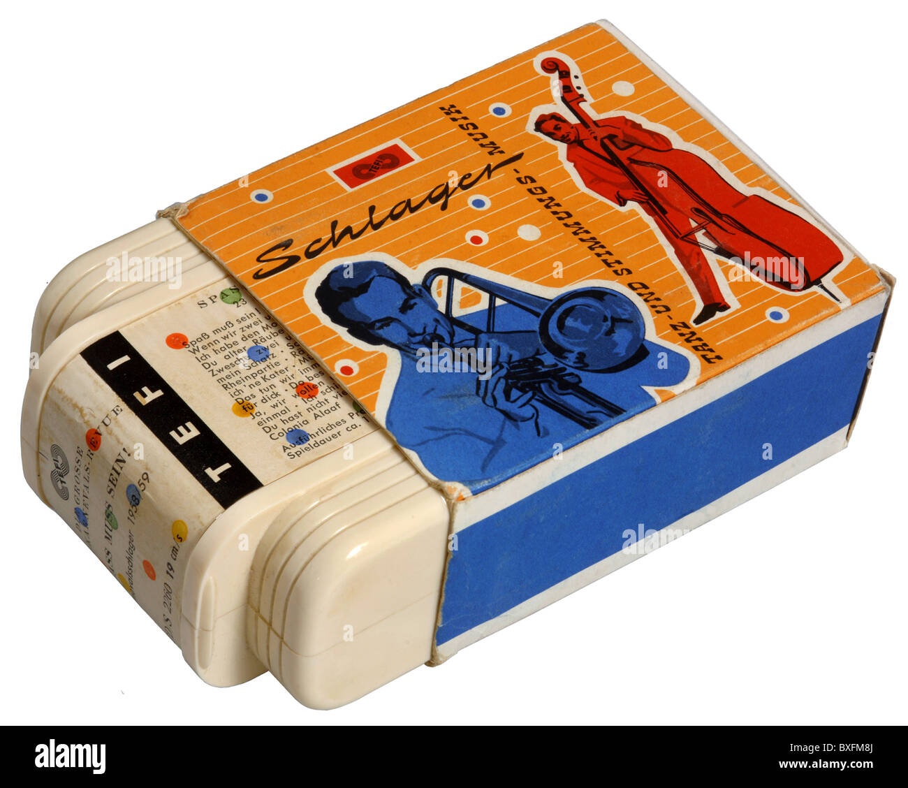 Musica, supporto di memorizzazione audio, cassetta Tefi, 1959, diritti aggiuntivi-clearences-non disponibile Foto Stock Musica, supporto di memorizzazione audio, cassetta Tefi, 1959, diritti aggiuntivi-clearences-non disponibile Foto Stock