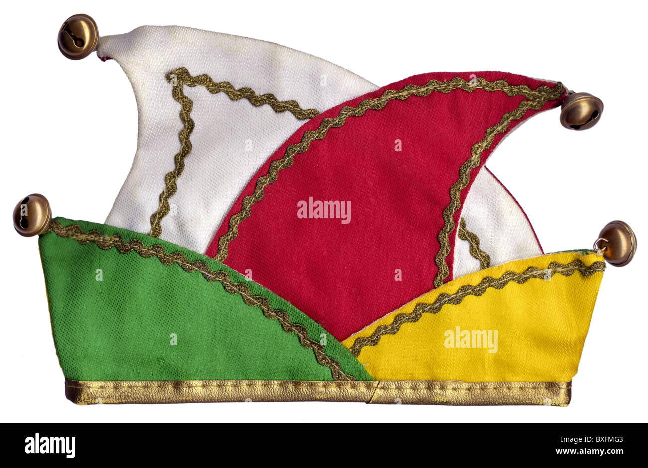 carnevale, duncecap, cappello principe, anni Settanta, Settanta, XX secolo, storico, storico, martedì scrosciato, simbolo, simbolico, clipping, ritagliato, campana, campane, campanello, costume, costume teatrale, costumi, cappello, ritaglio, ritaglio, diritti aggiuntivi-clearences-non disponibili Foto Stock