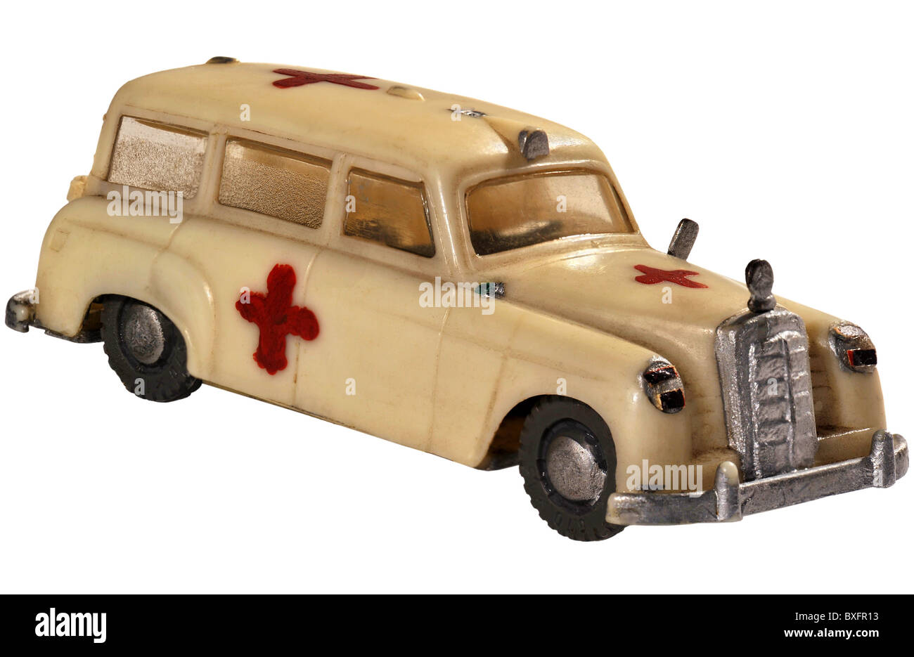 MERCEDES 180 ambulanza autoambulanza Croce Rossa 1:43 Atlas modello di auto 