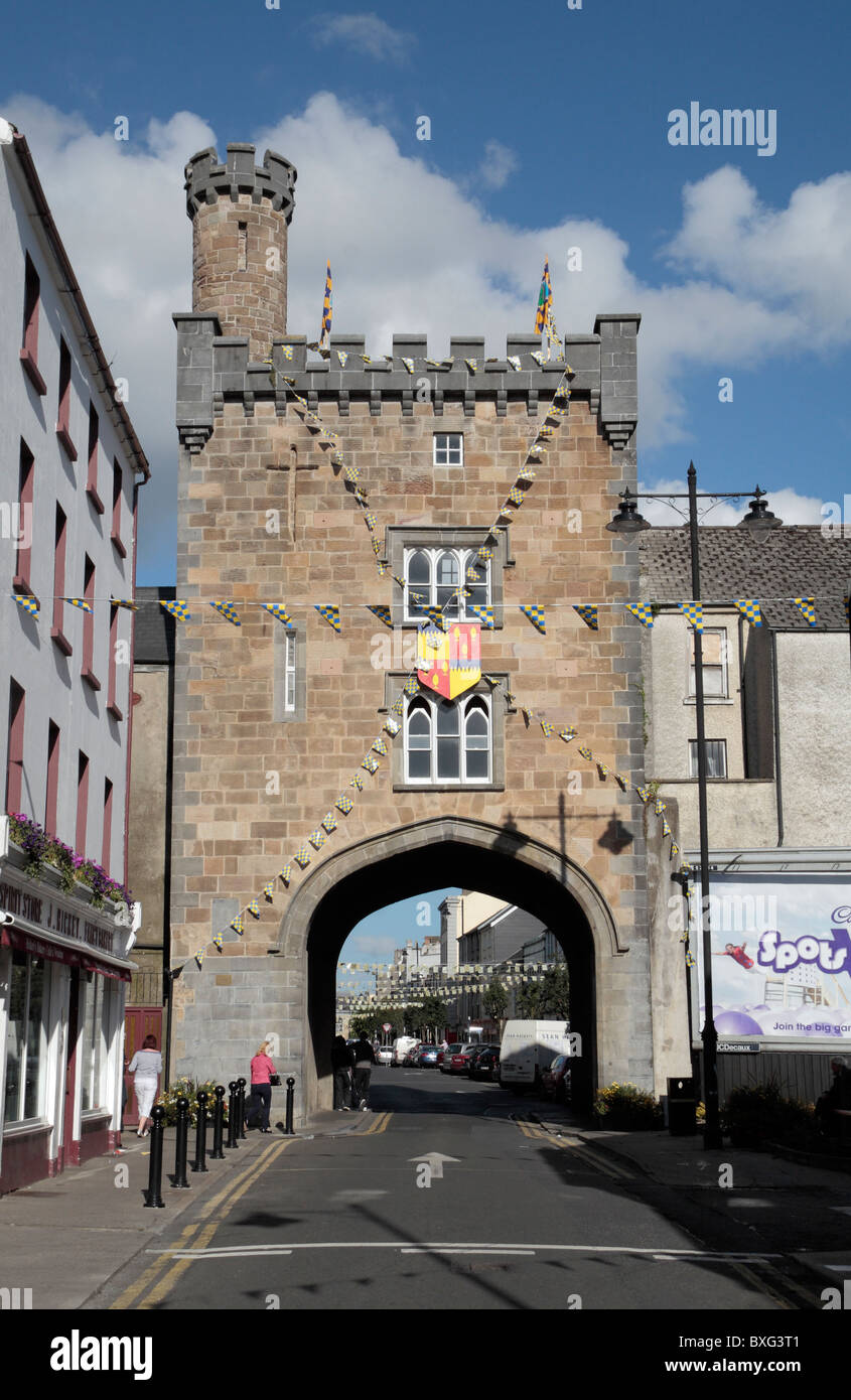 Il West Gate in Clonmel, nella contea di Tipperary, Irlanda (Eire). Foto Stock