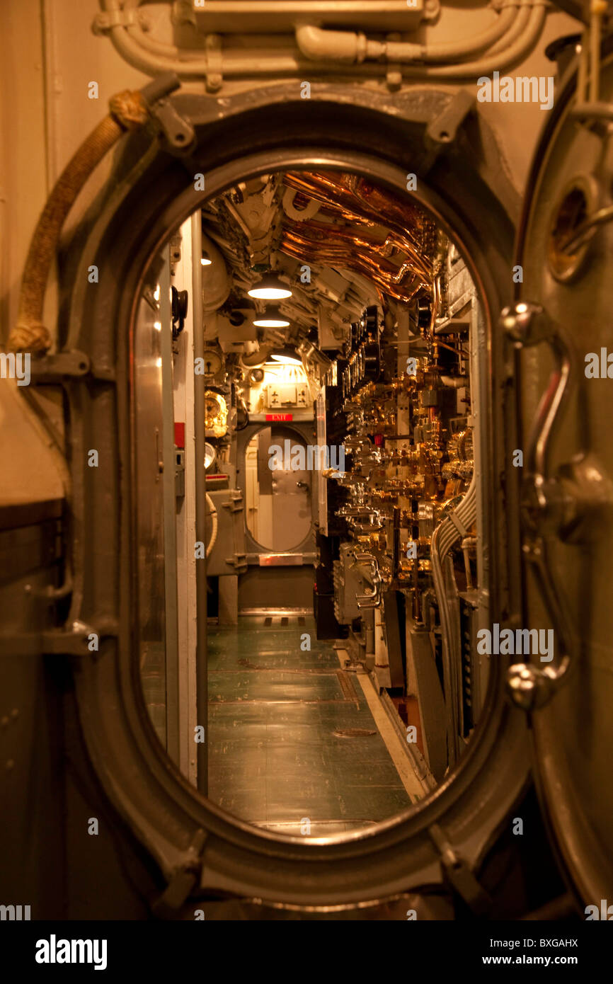 USS Bowfin Museum, Pearl Harbor, Oahu, Hawaii Foto Stock