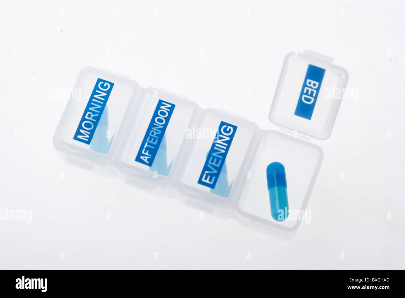 Pillole di medico nel caso Foto Stock