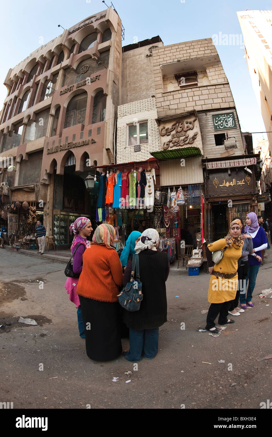 L'Egitto, al Cairo. Khan el-Khalili Cairo. Foto Stock