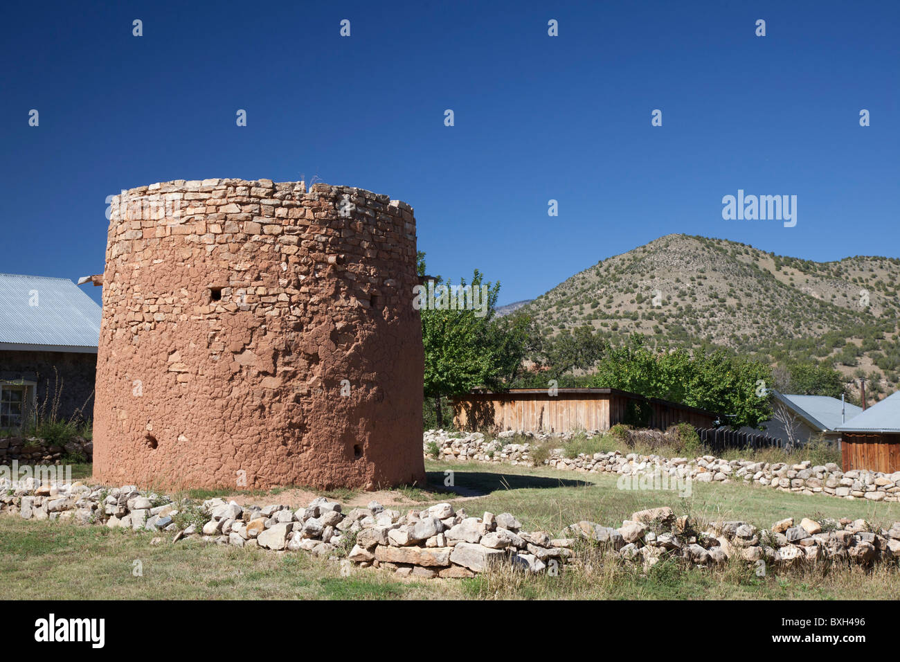 Il Torreon a Lincoln quartiere storico Foto Stock