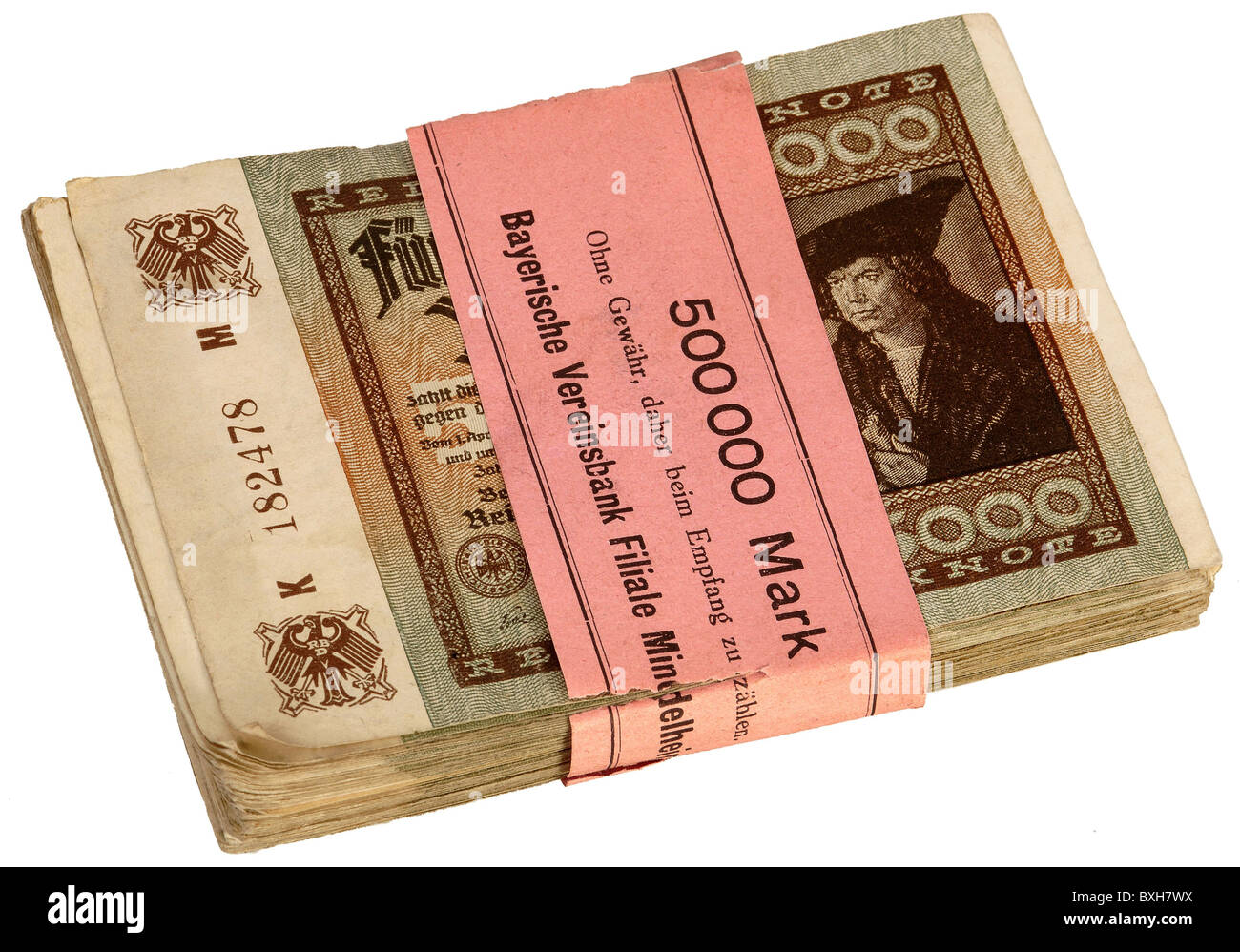 Denaro / finanza,banconote,Germania,inflazione money,dicembre 1922,storico,storico,1920,20s,20 ° secolo,numismatica,pack,mazzo,gettito,bollini,banderole,bavarese Vereinsbank,Reichsbank,filiale Mindelheim,banconota,nota bancaria,bolletta,banconote,bale,bail,per,balzo,econg,potere d'acquisto,aumento,risparmio,risparmio,risparmio,5000%,aumento economico,aumento risparmio,risparmio,risparmio economico-prezzo,aumento,aumento,aumento risparmio,risparmio,risparmio,risparmio-scappato,aumento,risparmio,aumento di potere economico,aumento di spesa,risparmio,risparmio,risparmio,risparmio,aumento di denaro,risparmio,risparmio,aumento di denaro,aumento di denaro,aumento di denaro,risparmio,risparmio,risparmio,risparmio,aumento di Foto Stock