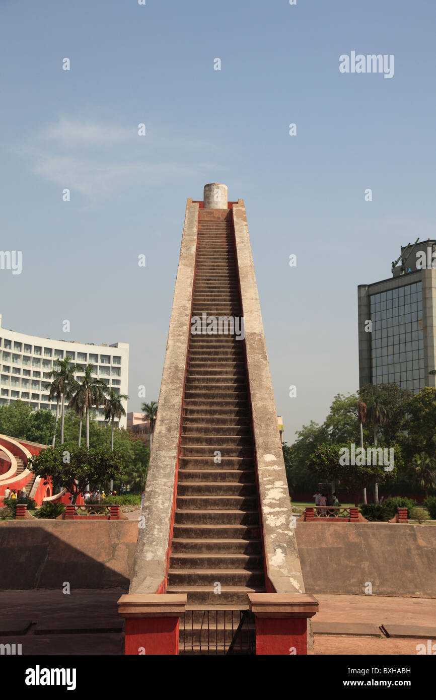 Jantar Mantar, osservatorio astronomico, Delhi, Uttar Pradesh, India Foto Stock