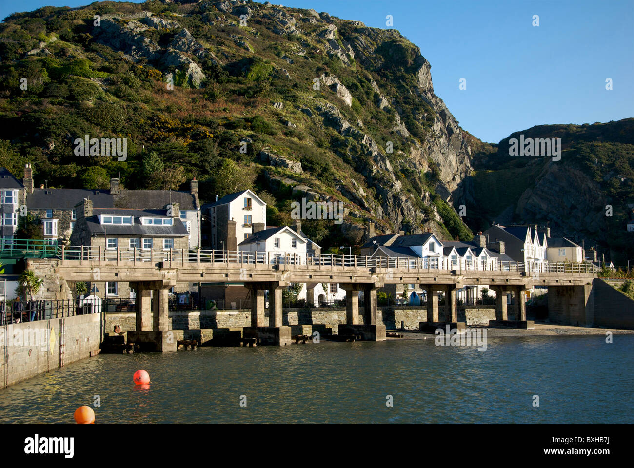 Blaenau Ffestiniog Gwynedd Wales UK Afon Mawddach Porto Porto Foto Stock