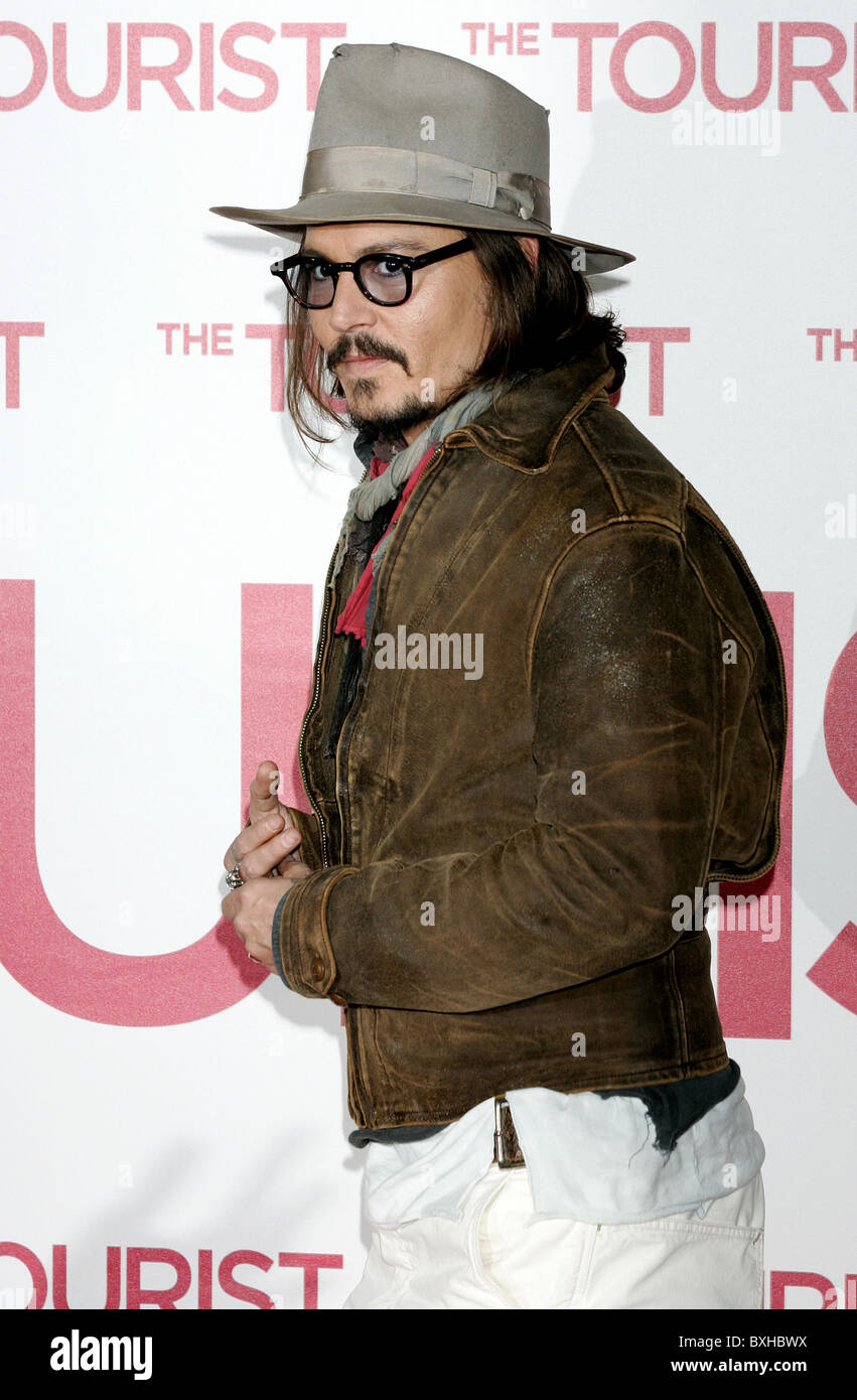 JOHNNY DEPP IL TURISTA PHOTOCALL HOTEL ADLON Berlino Germania 14 dicembre 2010 Foto Stock