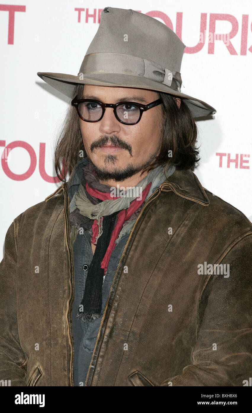 JOHNNY DEPP IL TURISTA PHOTOCALL HOTEL ADLON Berlino Germania 14 dicembre 2010 Foto Stock