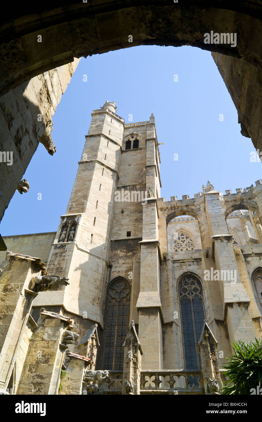 Saint-Just cattedrale in Narbonne Francia Foto Stock