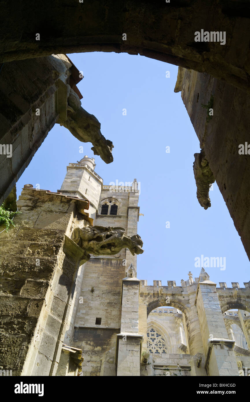 Saint-Just cattedrale in Narbonne Francia Foto Stock