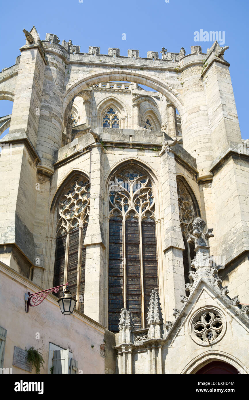 Saint-Just cattedrale in Narbonne Francia Foto Stock