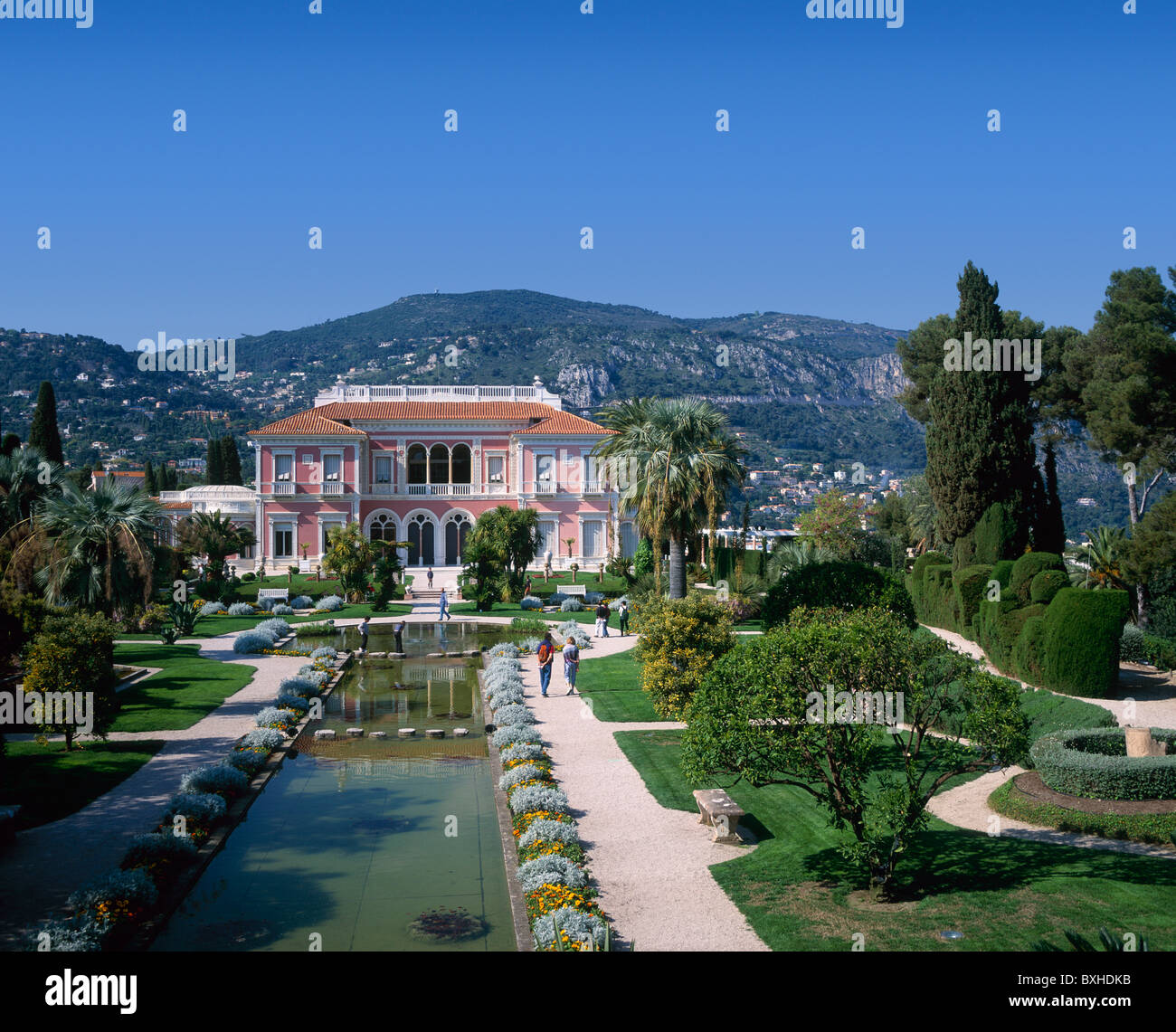 Villa Ephrussi de Rothschild Villa, Cap Ferrat, alpi marittime, Francia Foto Stock