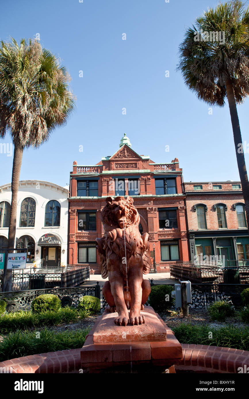 Il vecchio edificio della Borsa del Cotone di Savannah, Georgia, Stati Uniti d'America. Foto Stock