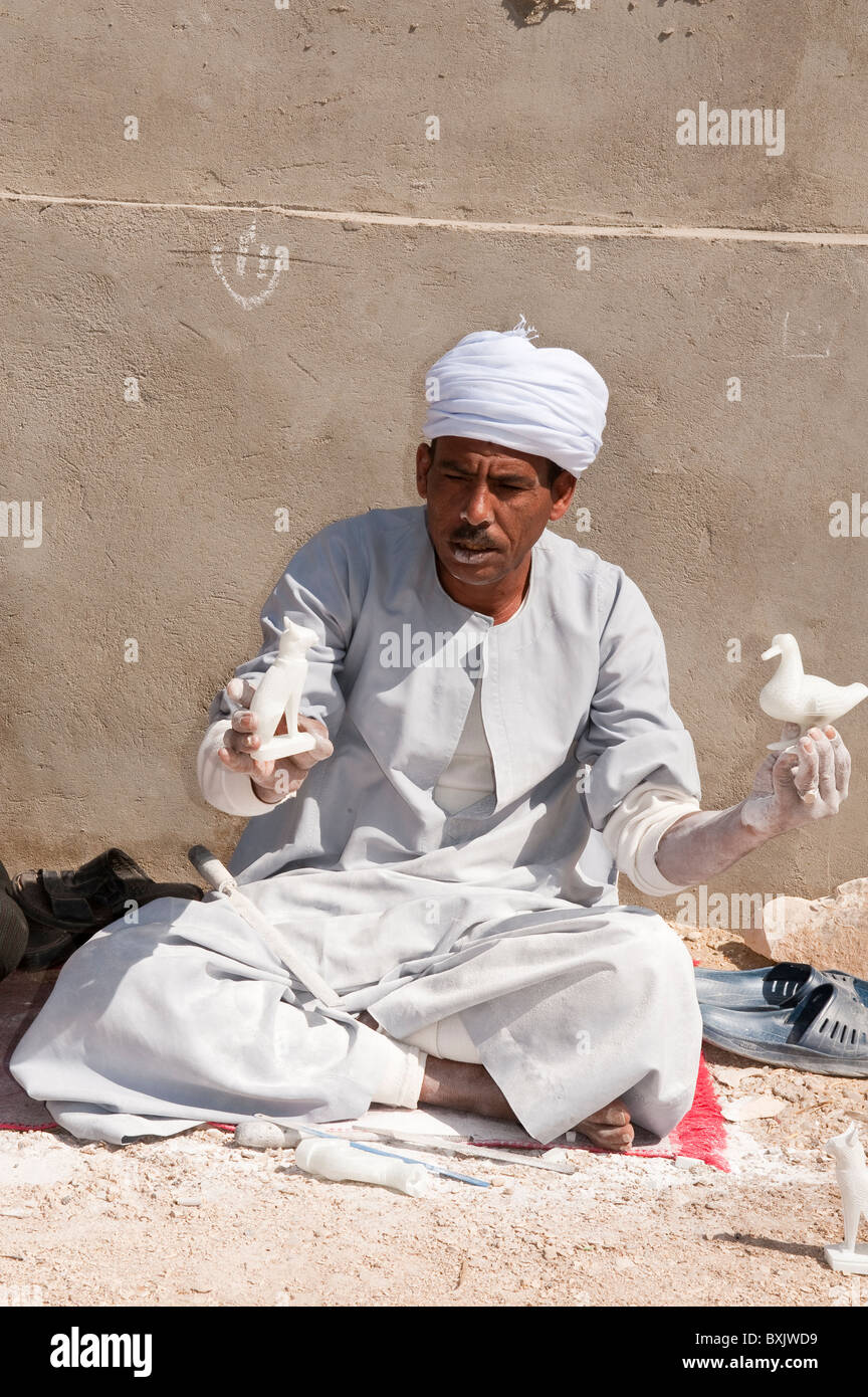 Egitto, Abydos. La gente del posto. Foto Stock