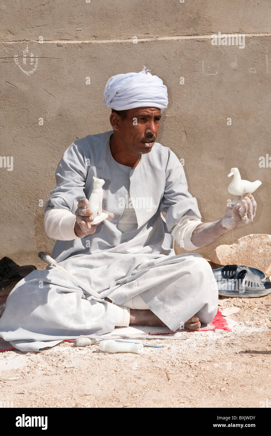Egitto, Abydos. La gente del posto. Foto Stock