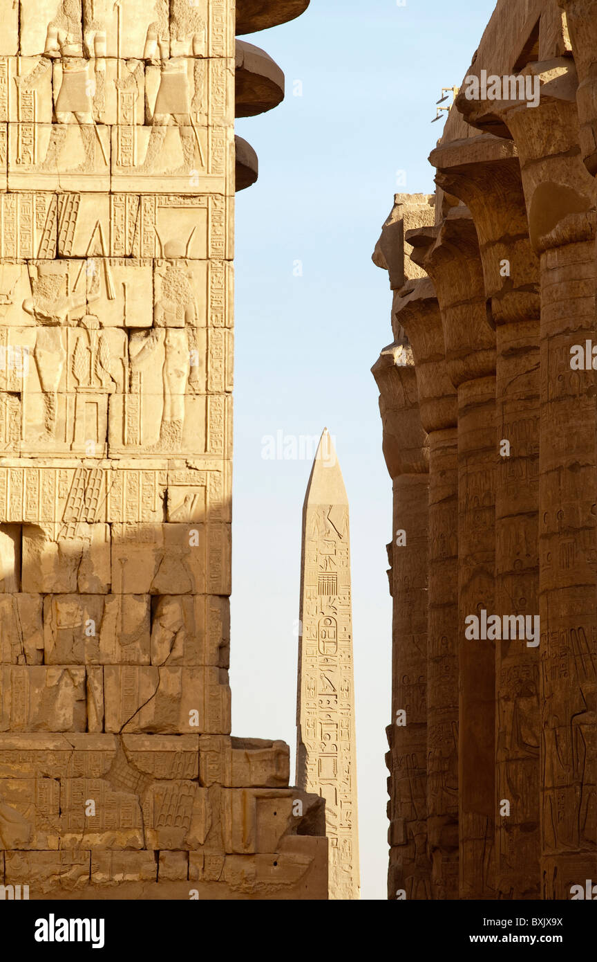 L'Egitto. Tempio di Karnak. Foto Stock
