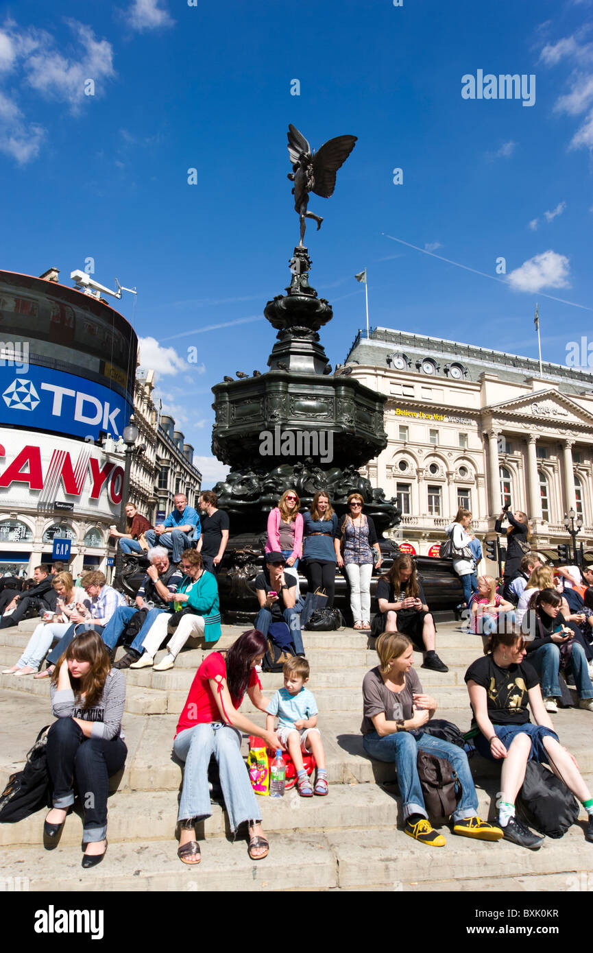 Piccadilly Circus, London, England, Regno Unito Foto Stock