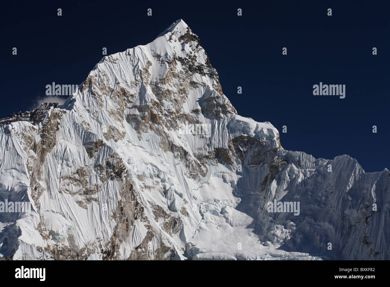 Trekking al Campo Base Everest in Nepal Foto Stock