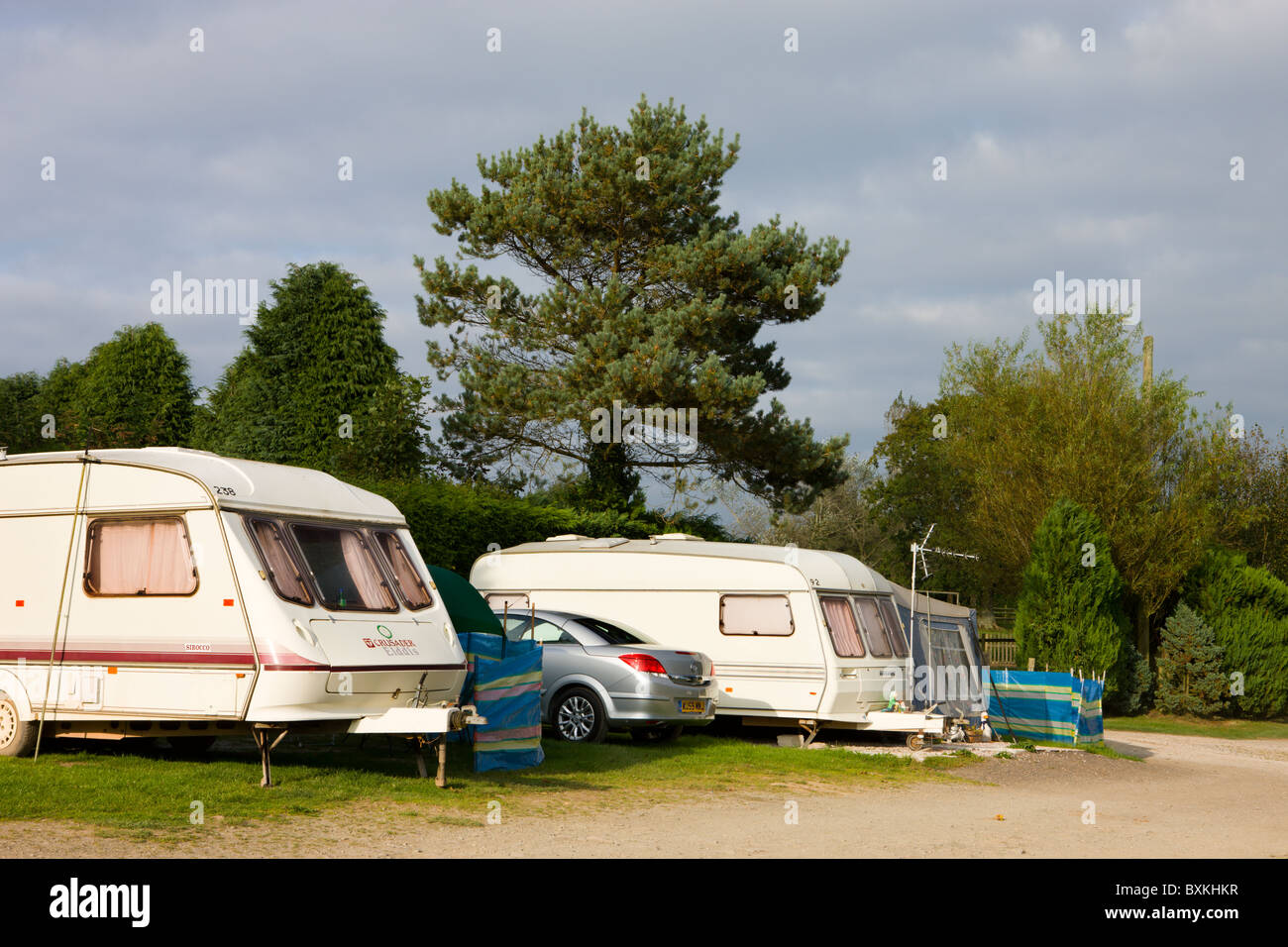 Yeatheridge caravan e campeggio Foto Stock
