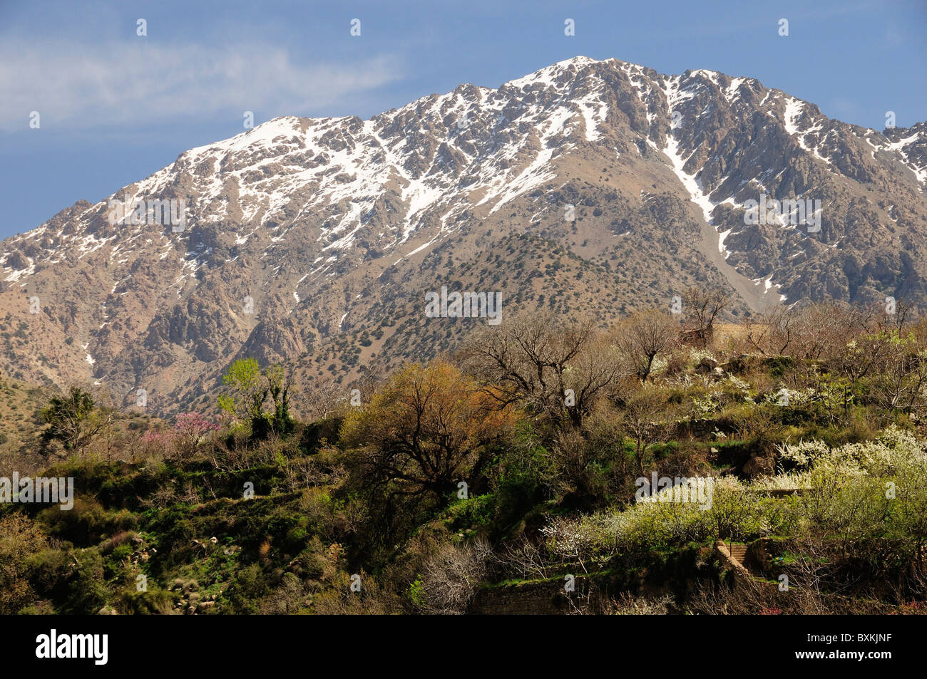 Vista Montagna nr Setti Fatma Foto Stock