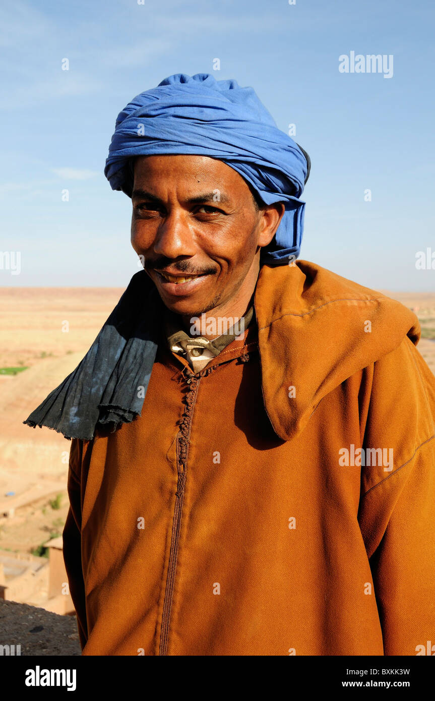Guida Berber, Ait Benhaddou Foto Stock